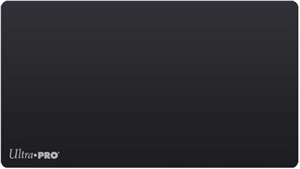 solid black ultra pro playmat