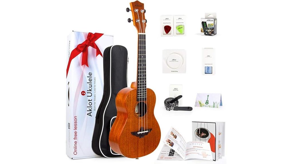 solid mahogany concert ukulele kit
