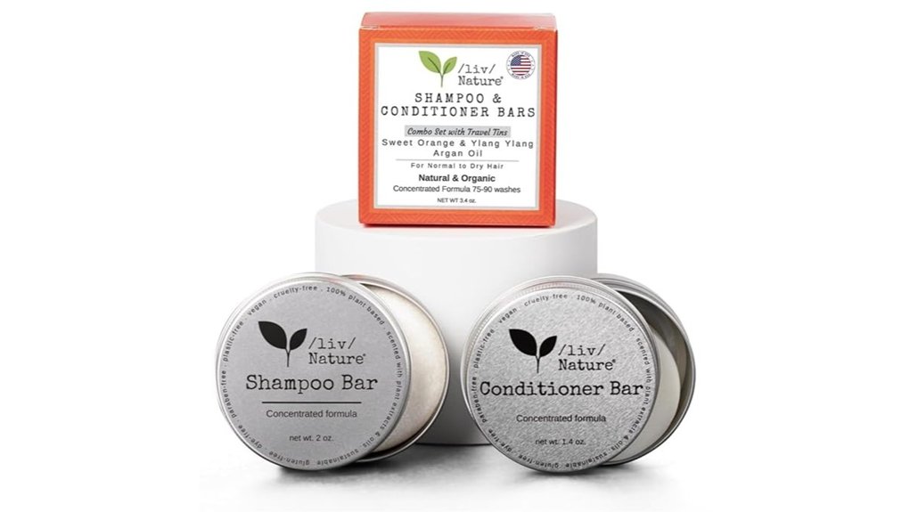 solid shampoo and conditioner set