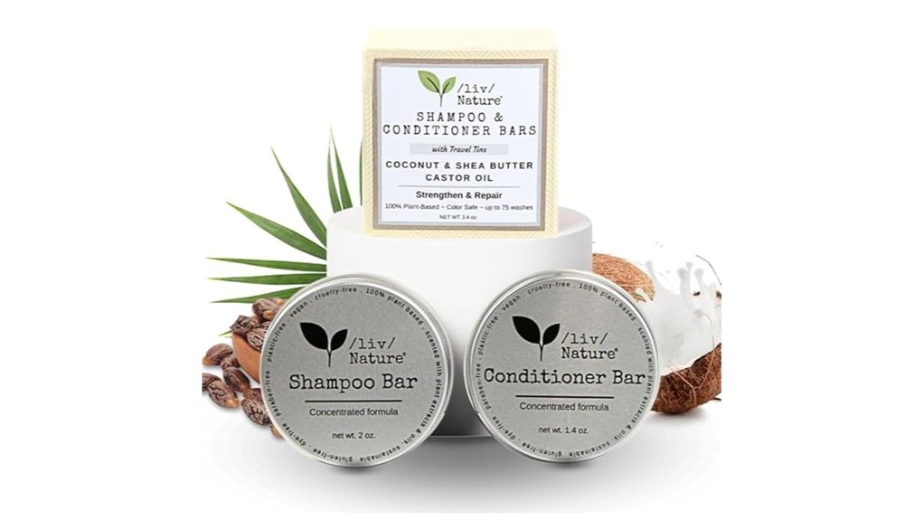 solid shampoo and conditioner set