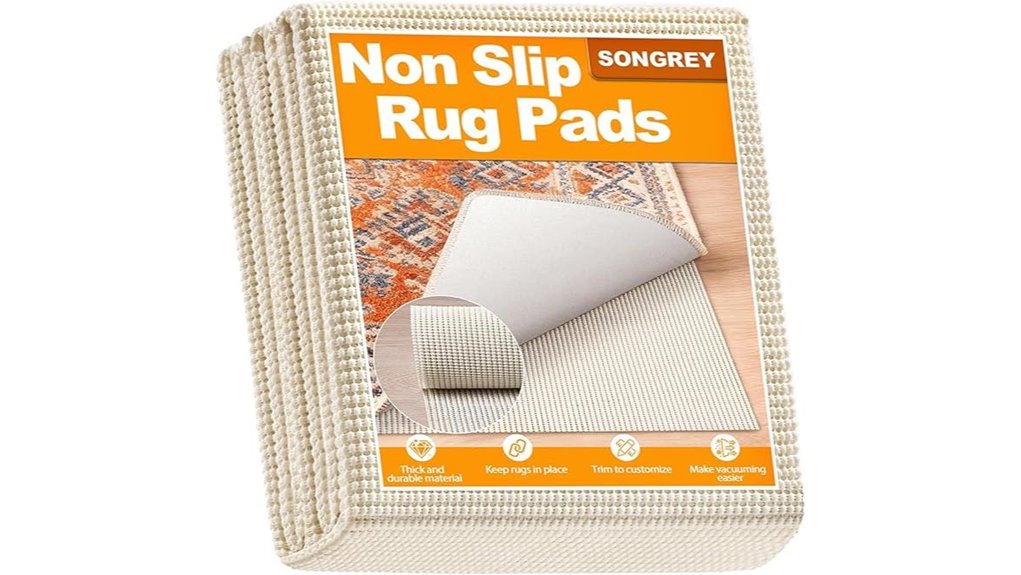 songrey extra thick 5x7 rug pad