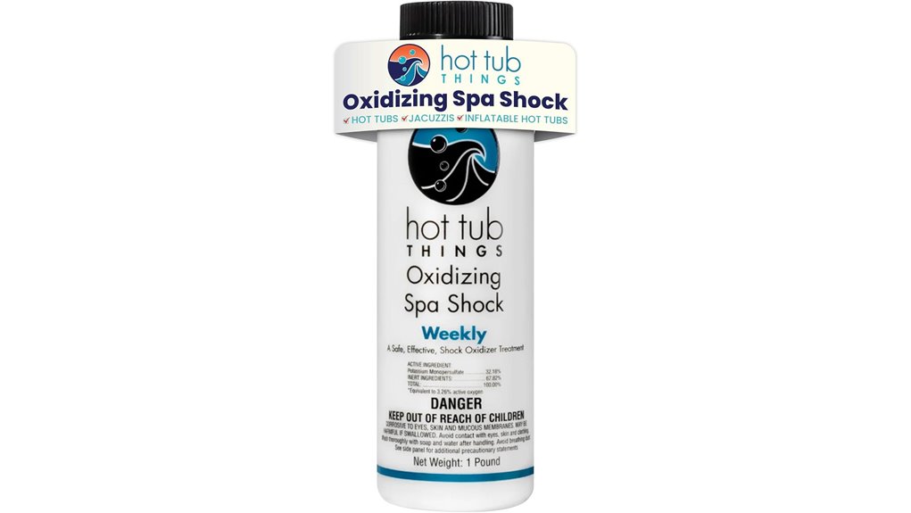 spa oxidizing shock treatment
