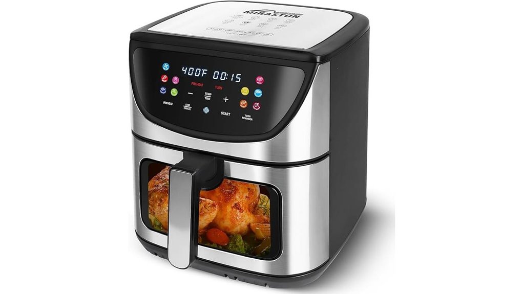 spacious 8 5qt view window airfryer