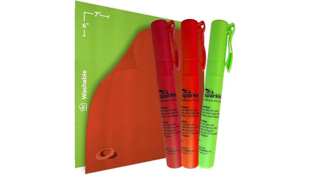 sparkle anti reflective lens cleaner