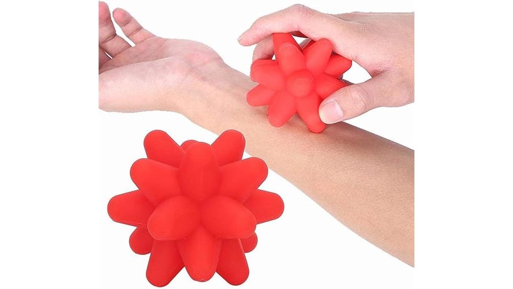 spiky silicone massage trigger balls