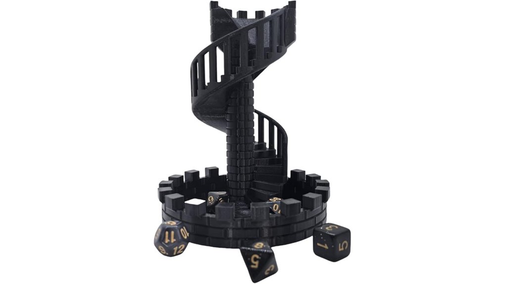 spiral castle dice tower