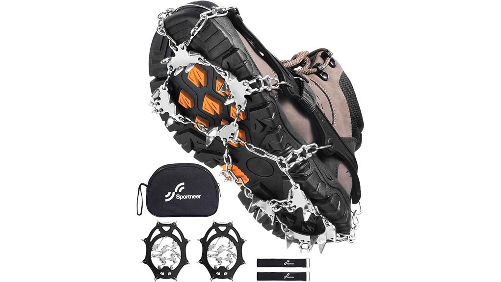 sportneer 28 spike ice cleats