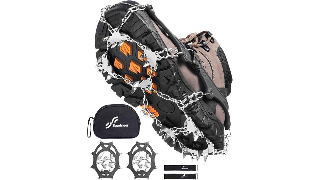 sportneer 28 spike ice crampons