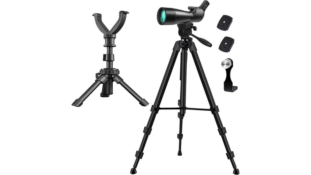 spotting scope with tripod