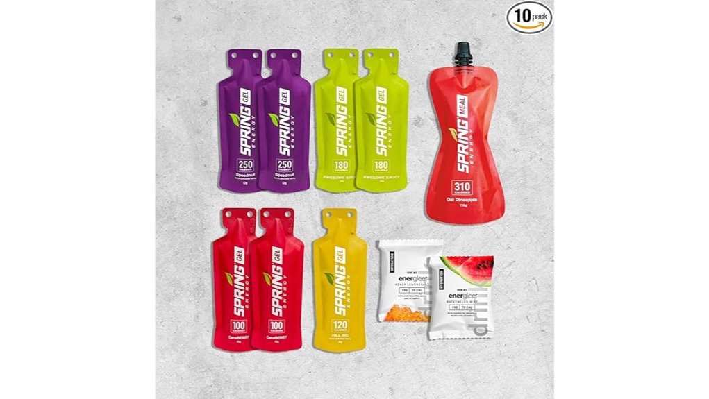 spring energy gels drinks