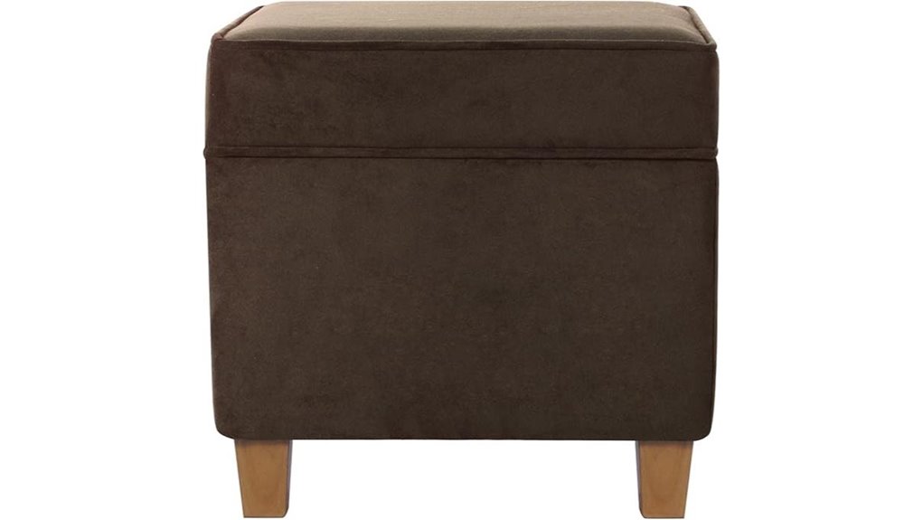 square storage ottoman with lift off lid