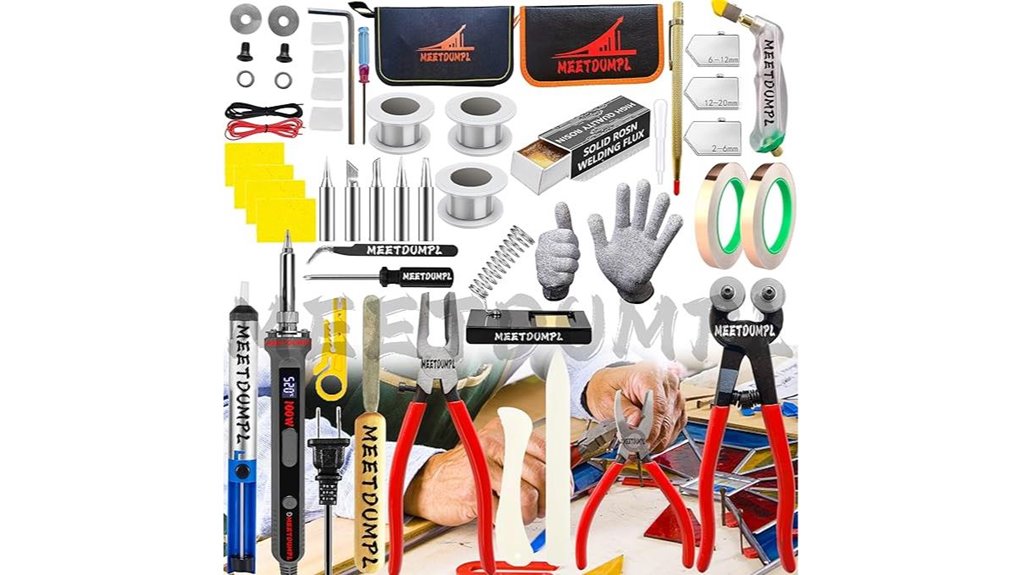 stained glass soldering kit