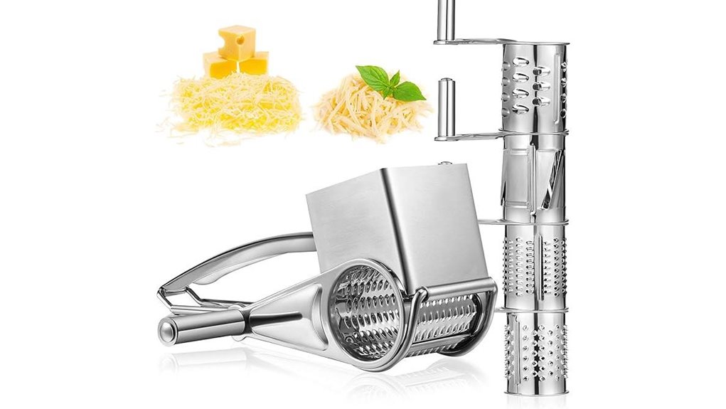 stainless rotary cheese grater