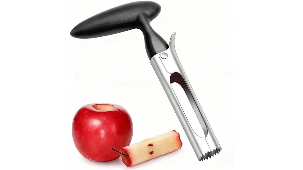 stainless serrated apple corer