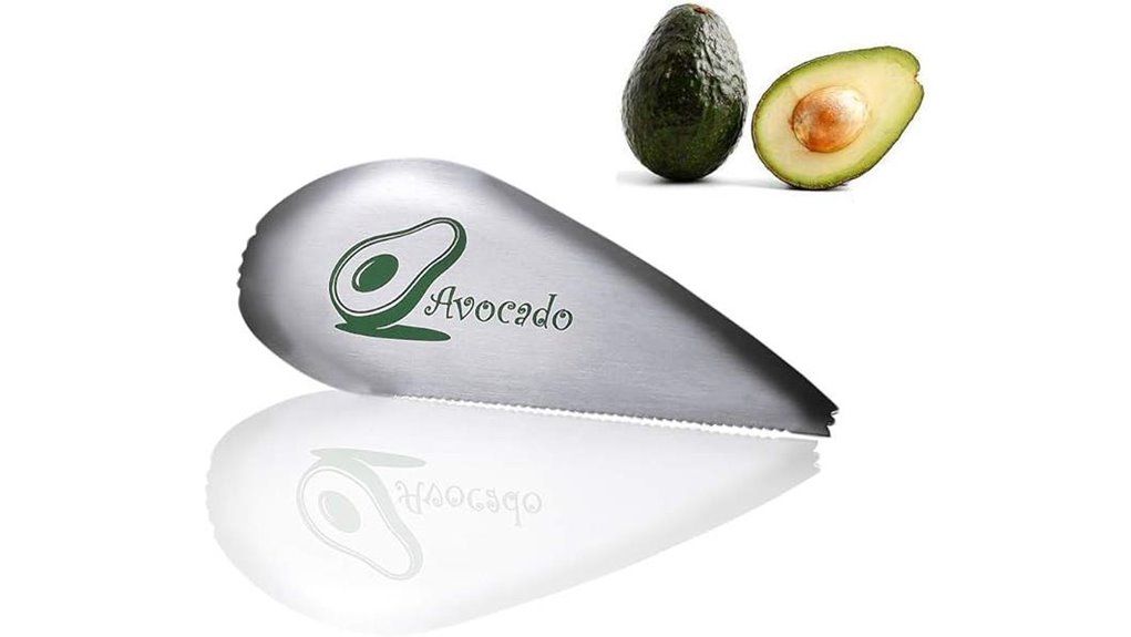 stainless steel 3 in 1 avocado tool