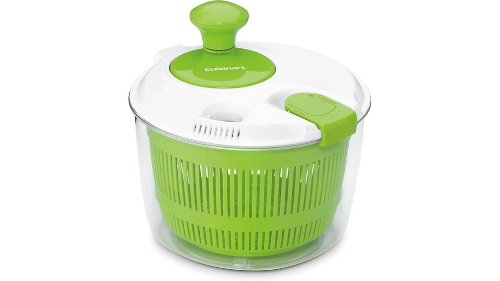 stainless steel 3qt salad spinner