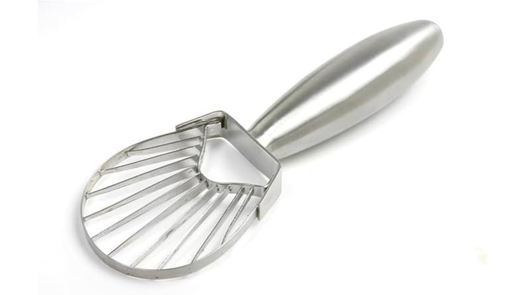 stainless steel avocado slicer