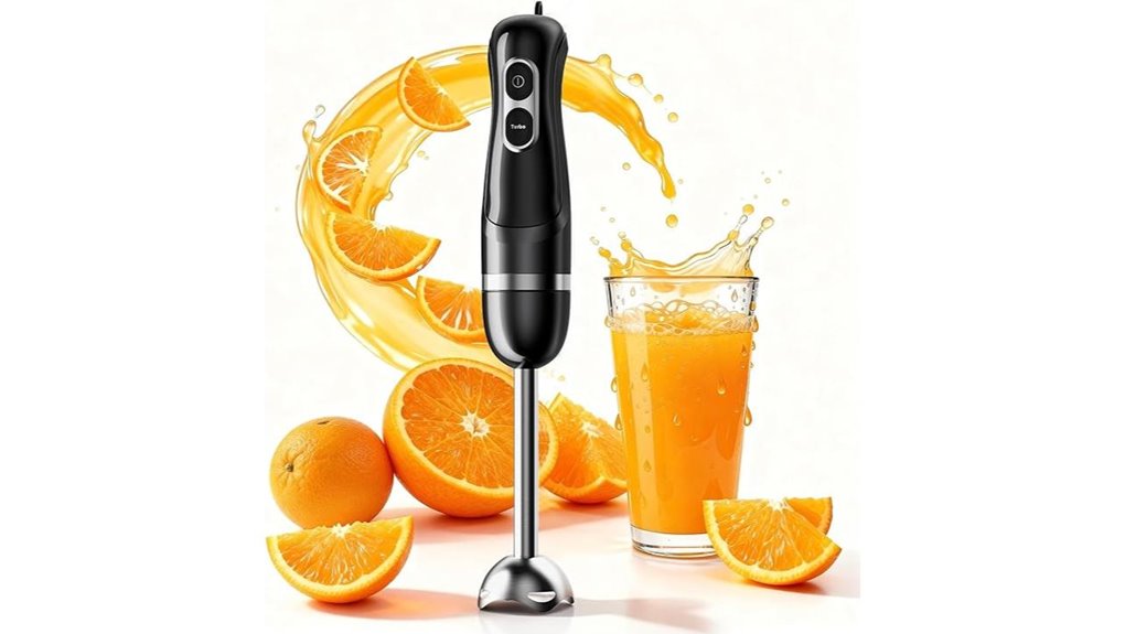 stainless steel blade immersion blender
