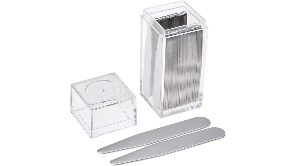 stainless steel collar stays 36 piece