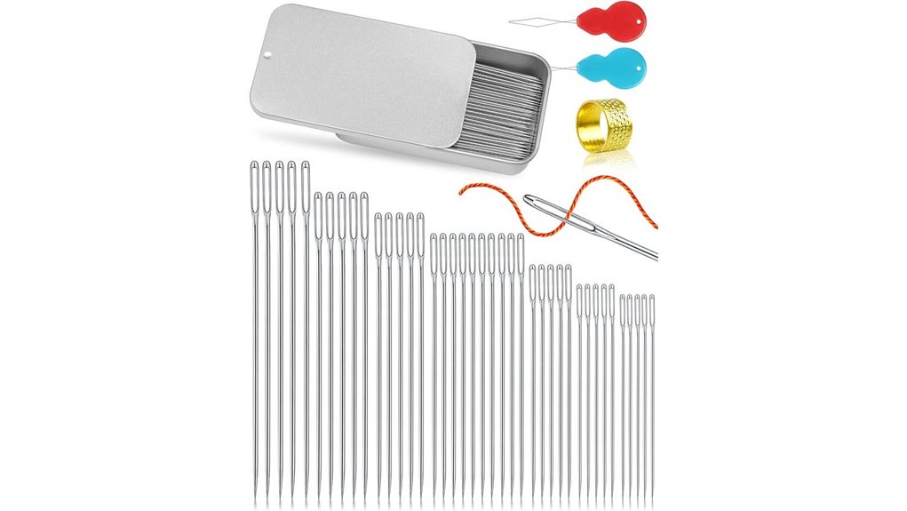 stainless steel hand sewing needles