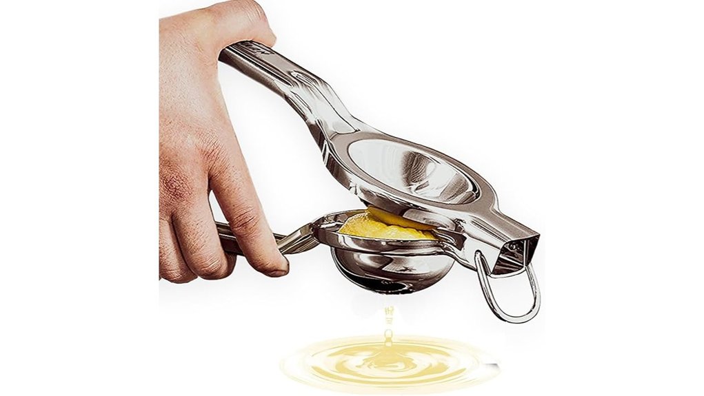 stainless steel lemon squeezer