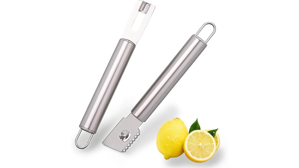 stainless steel lemon zester