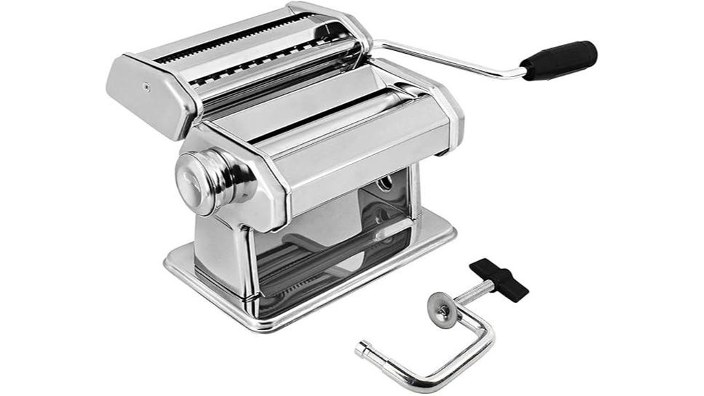 stainless steel manual pasta maker