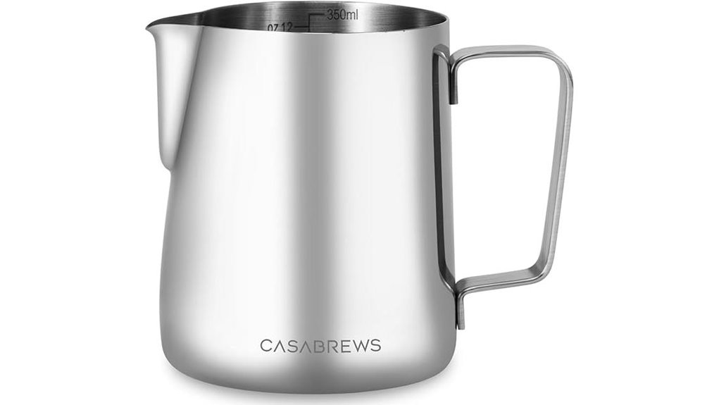 stainless steel milk frother