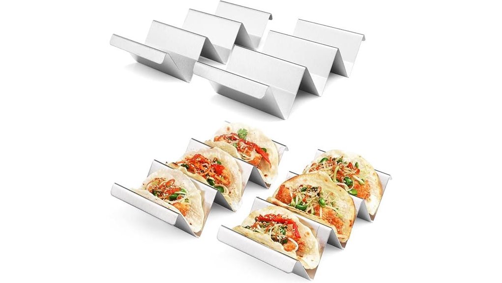 stainless steel oven safe taco holders