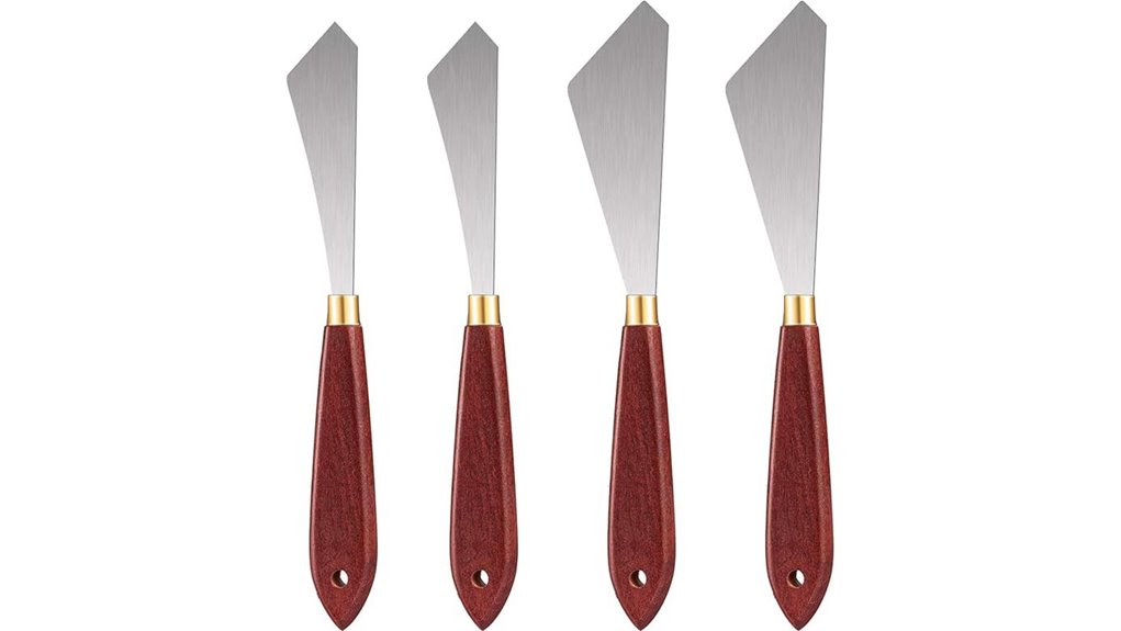 stainless steel painting knife set