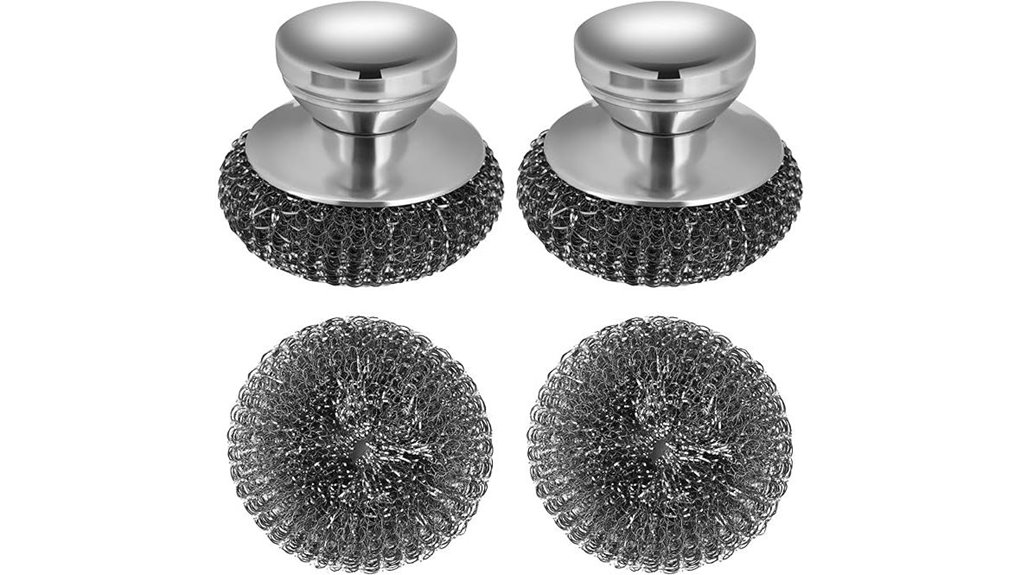 stainless steel scrubber two pack