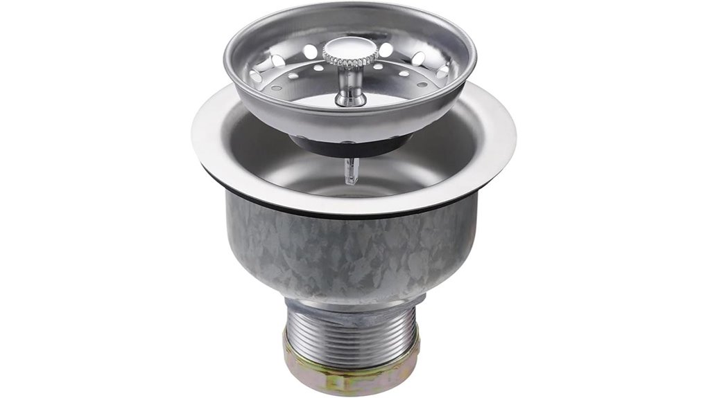 stainless steel sink strainer