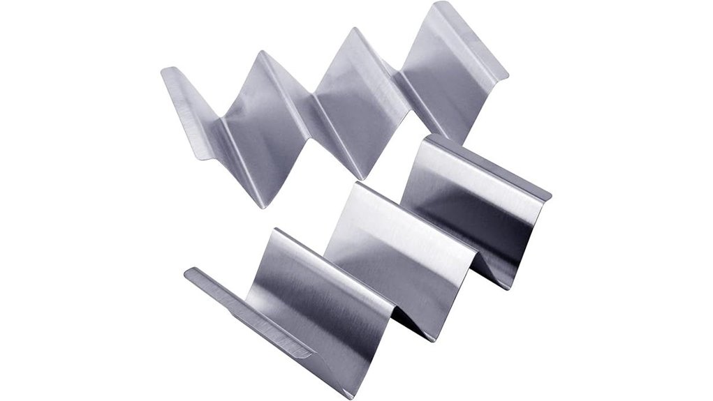 stainless steel taco holders