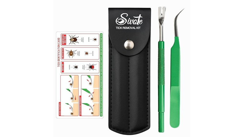 stainless steel tick remover