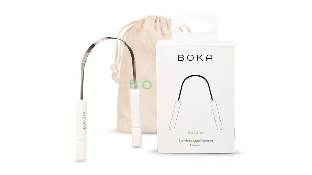 stainless steel tongue scraper travel