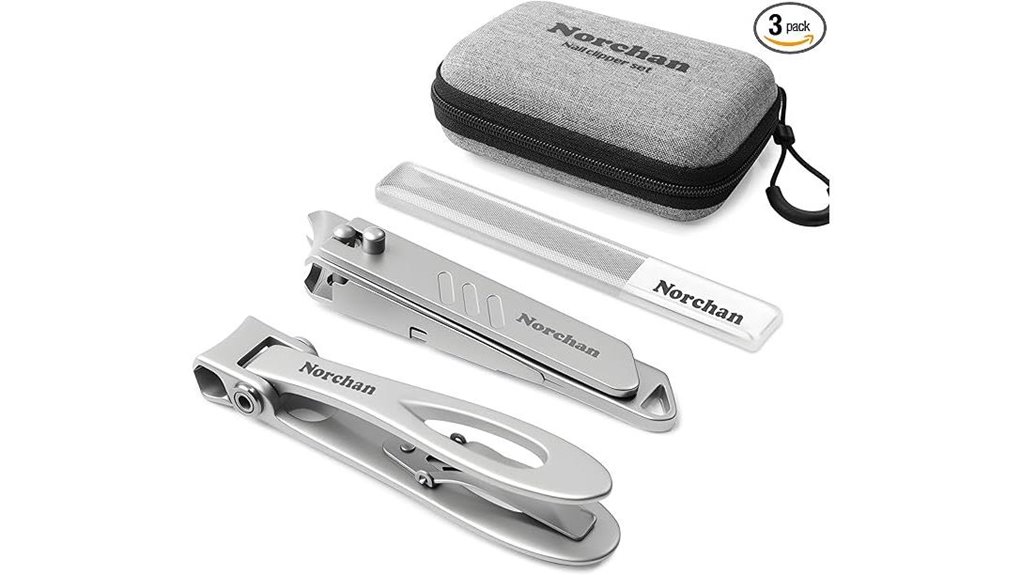 stainless steel travel grooming kit