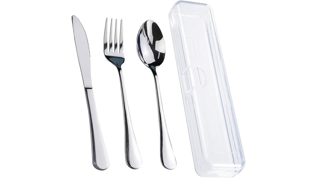 stainless steel travel utensils
