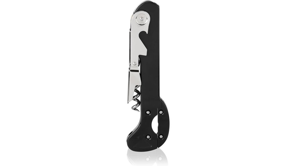 stainless waiters corkscrew opener
