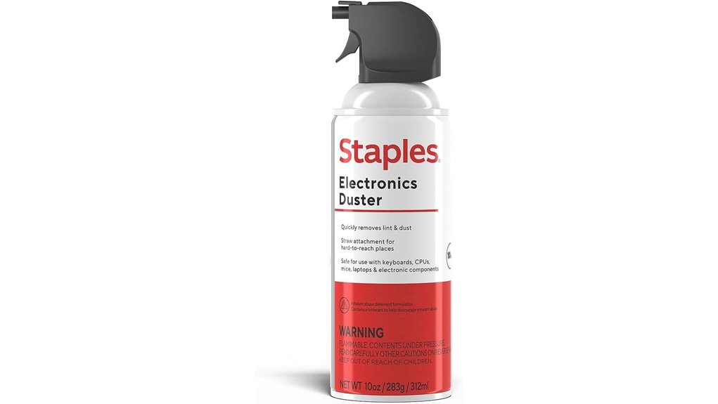 staples 10oz compressed air duster