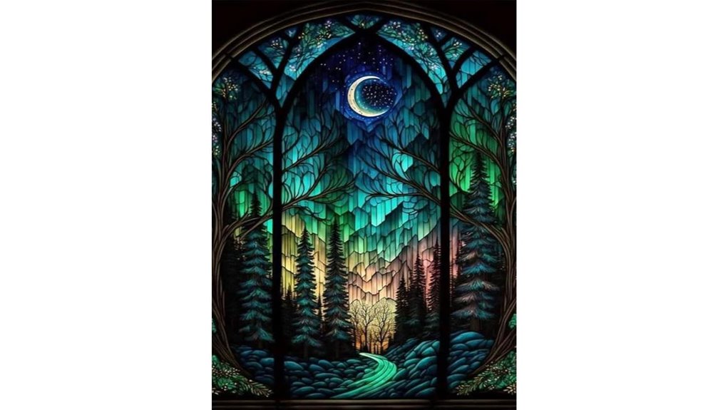 starry night cross stitch kit