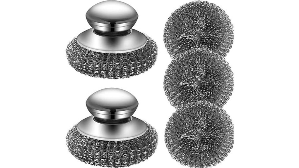 steel wool scrubber set