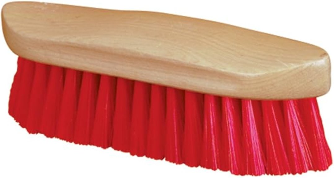 stiff pvc bristle leather brush