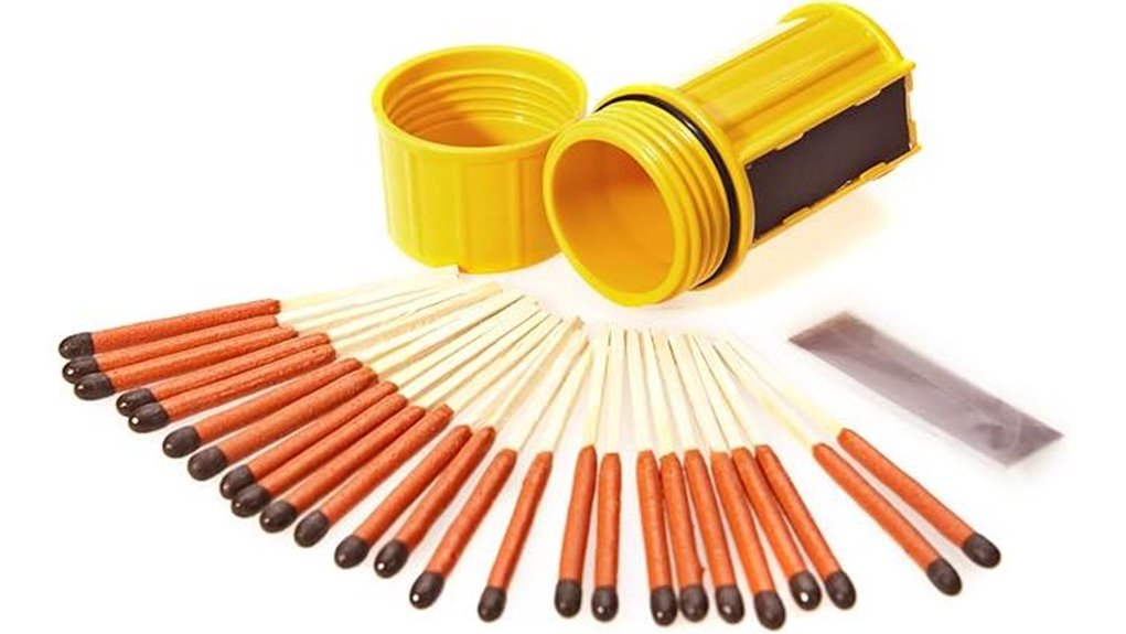 stormproof match kit waterproof case