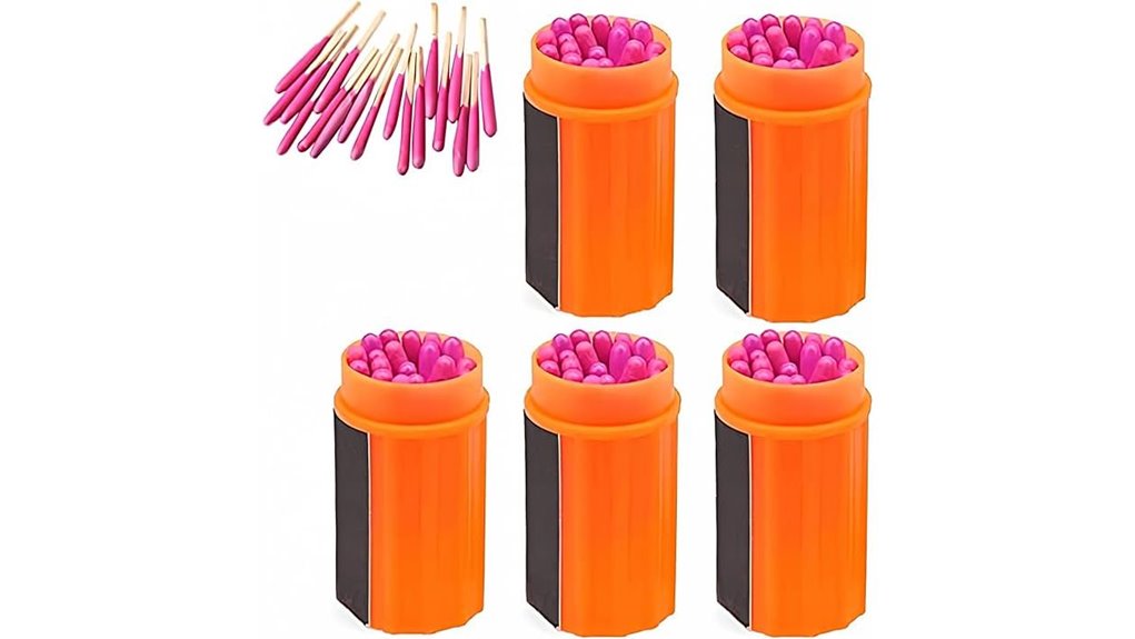 stormproof waterproof survival matches kit