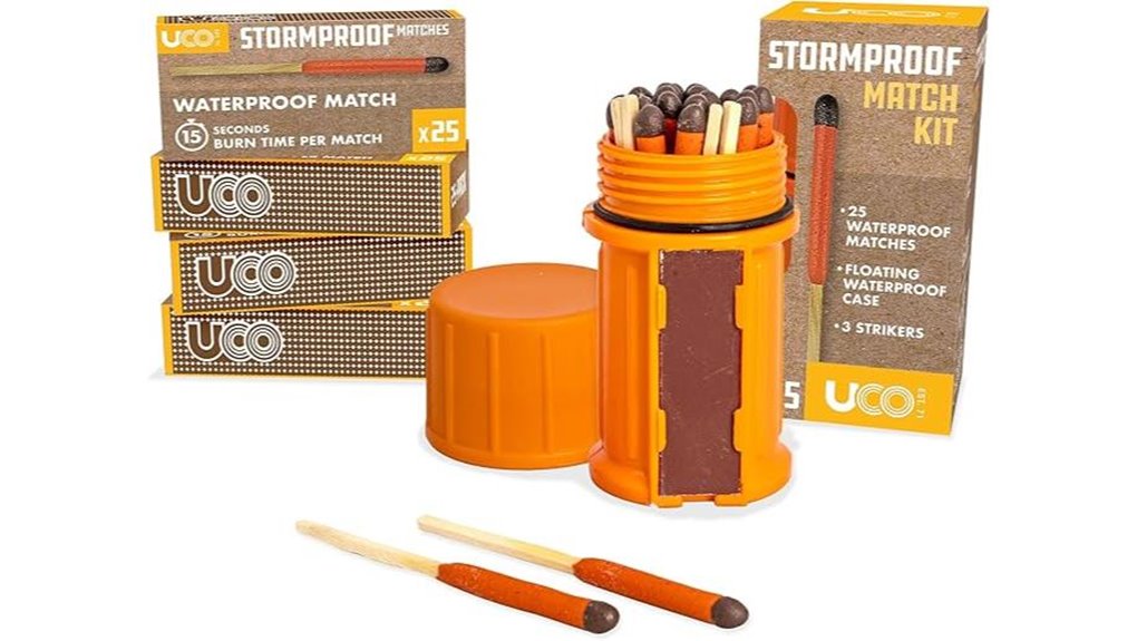 stormproof waterproof windproof matches