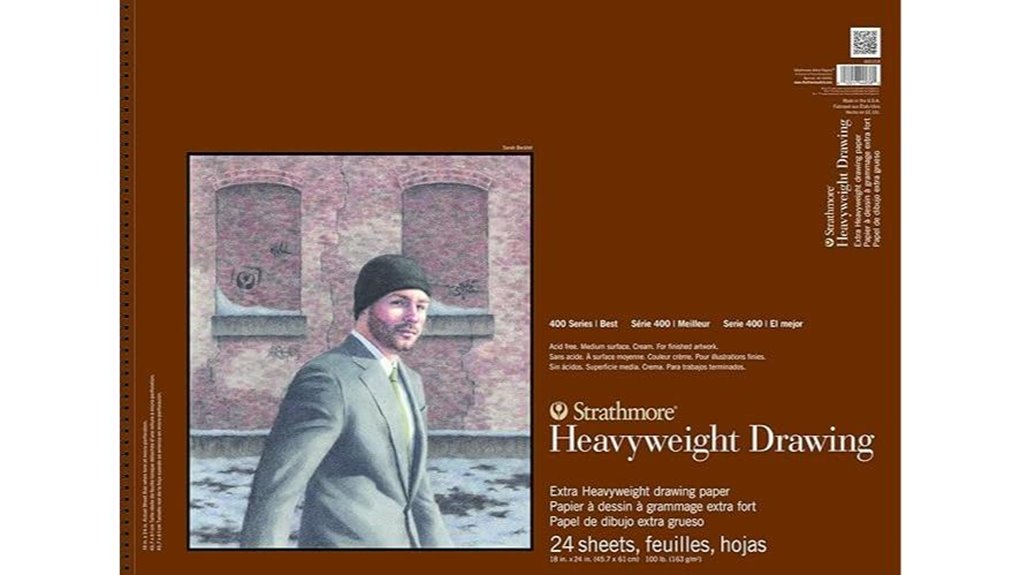 strathmore 400 18x24 heavyweight drawing