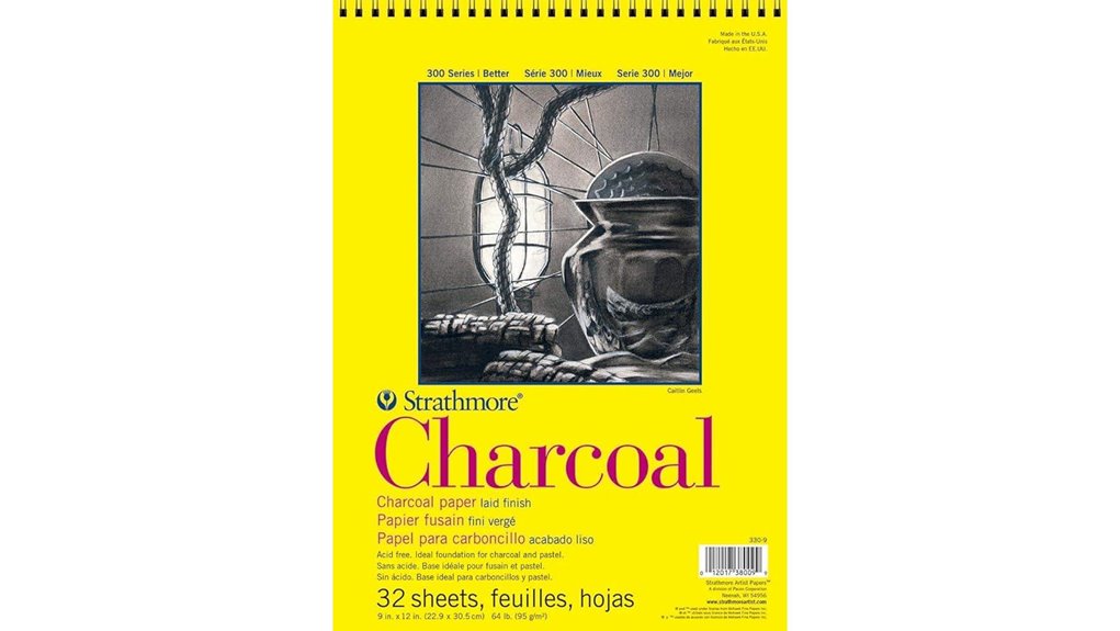 strathmore 9x12 charcoal pad