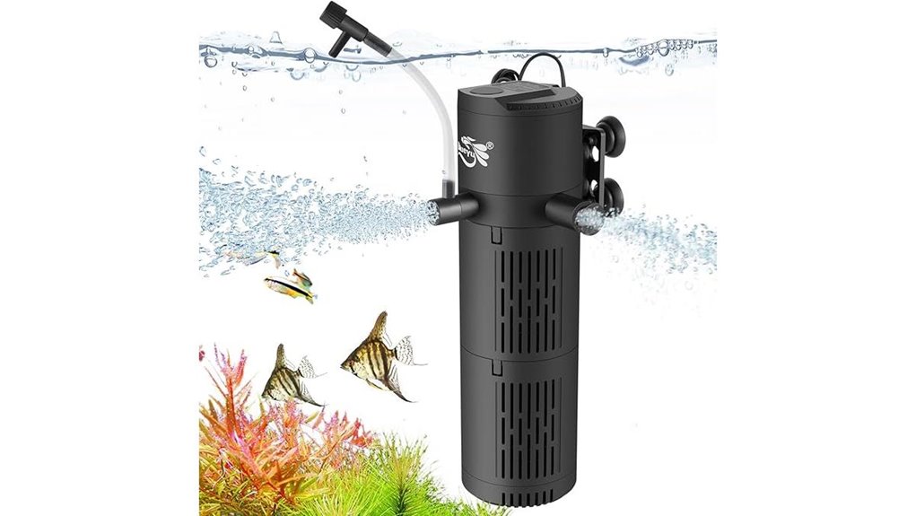 submersible 4 in 1 aquarium filter