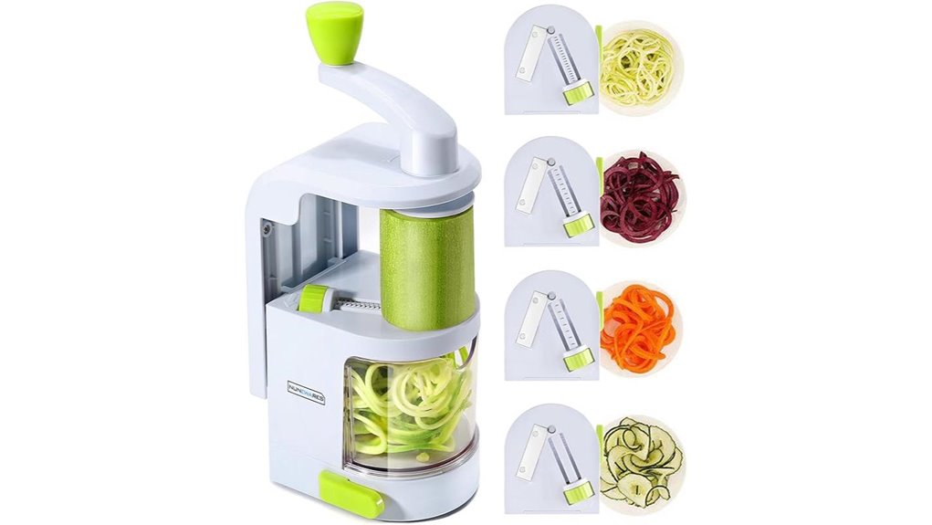suction cup 4 in 1 vegetable spiralizer