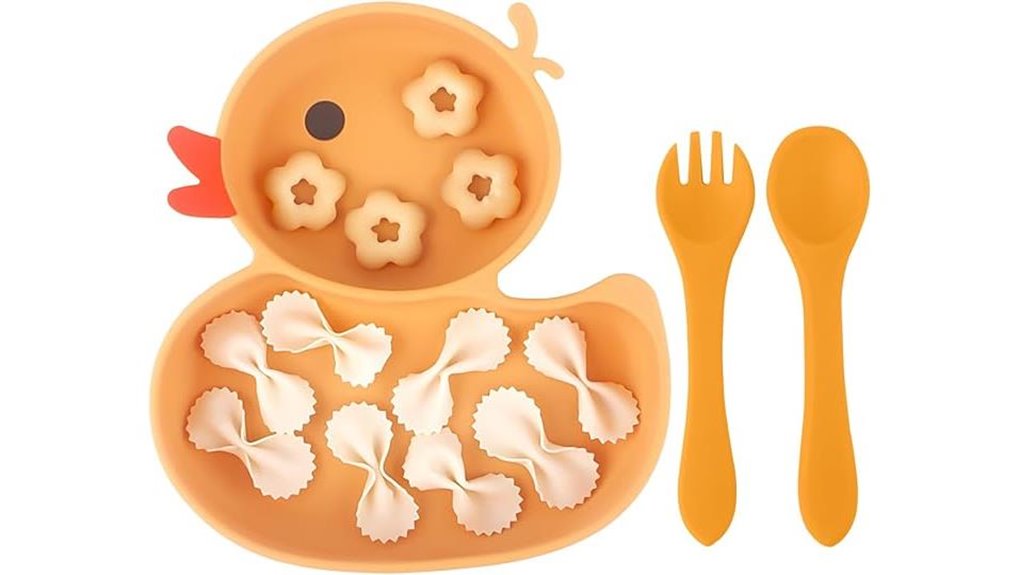 suction divided baby plate